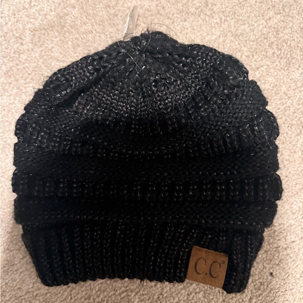 C.C. Boutique Black Knit Beanie